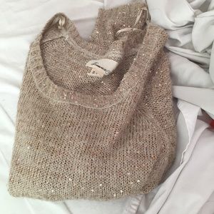 Forever 21 gold sweater